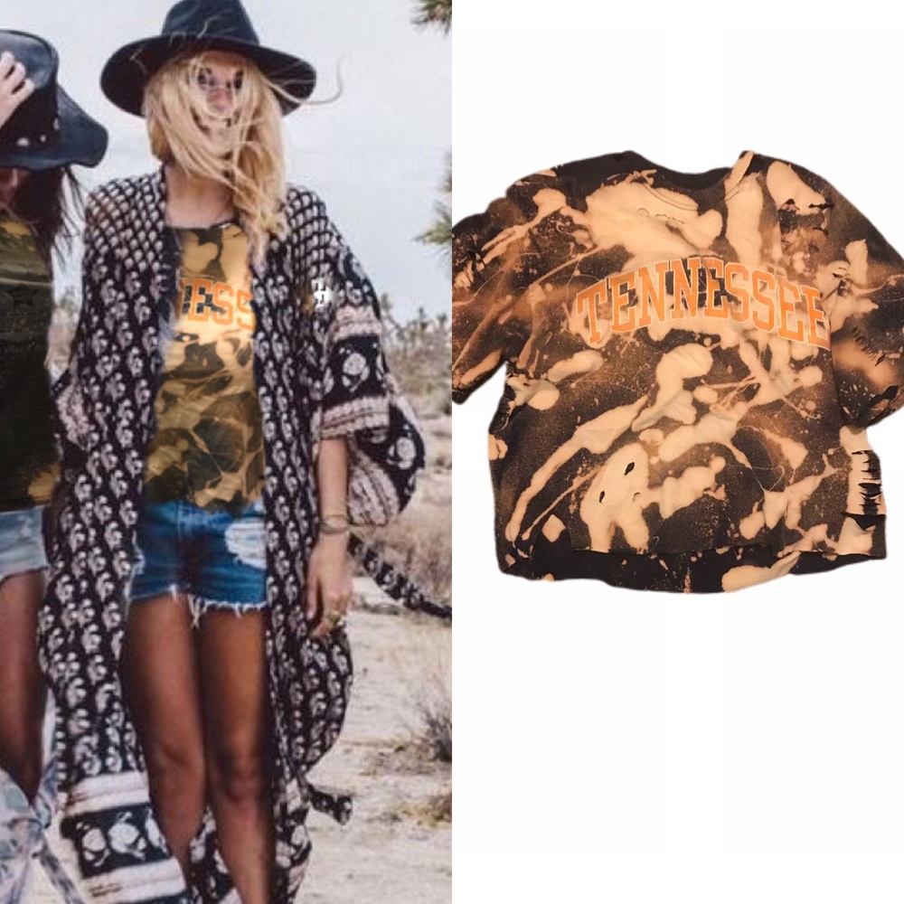 “Tennessee” Deconstructed boho tee